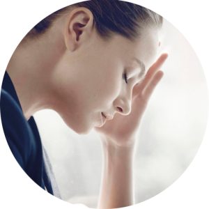 worrying woman